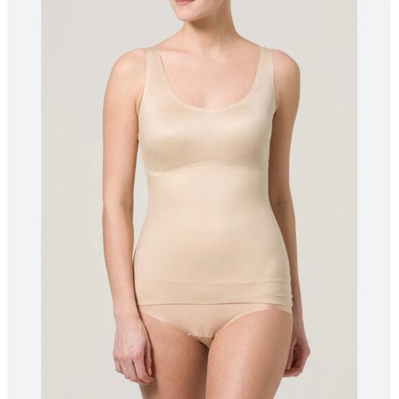 Maidenform Comfort Devotion M Shapewear Tank Top Latte Lift - Picture 13 of 16